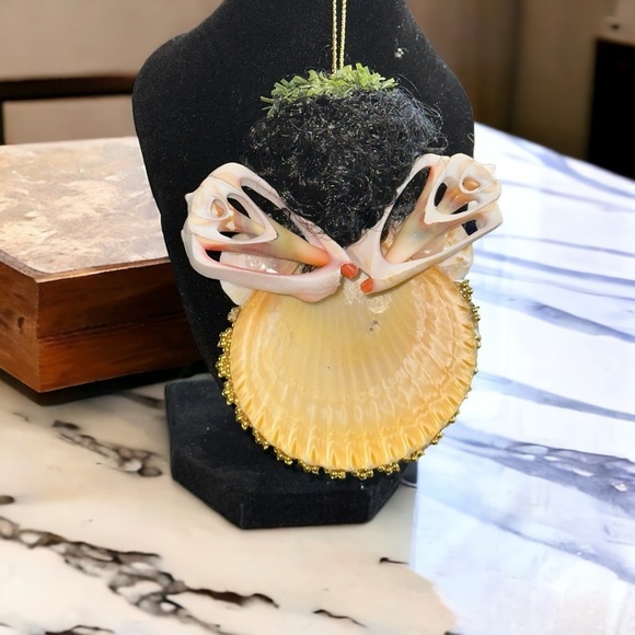 Maui Strong 2007 Hawaiian Native Christmas Ornament from local beach shell - Picture 4 of 8